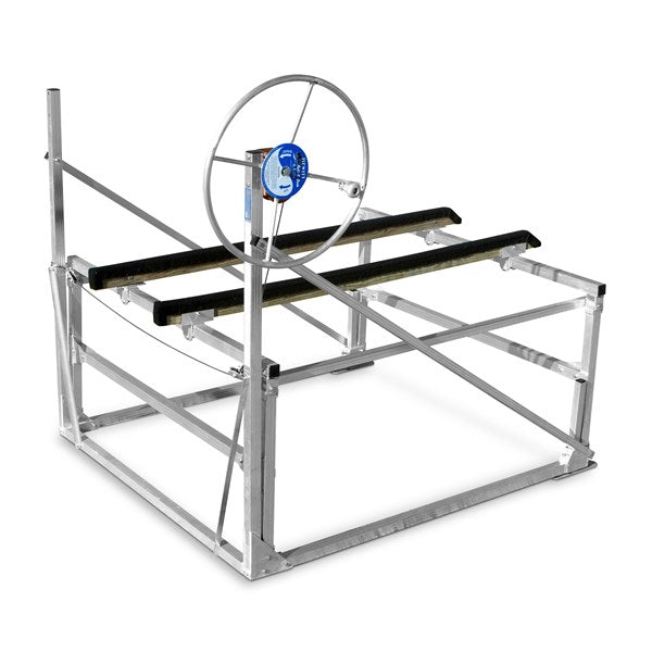 Boat Lift Distributors | 1800 LB Hewitt Cantilever Boat Lift | Model L0A18-096 | Width 96″ x 102″ | Power Options Manual, 110V & 12V | For PWCs & Small Skiffs
