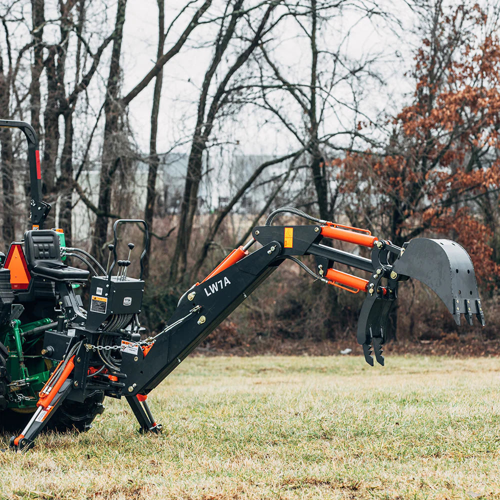 Titan Attachments 3-Point Backhoe with Thumb Excavator | Digging Depth 6' & 7' Ft | Horsepower 30+ HP | For Tractors