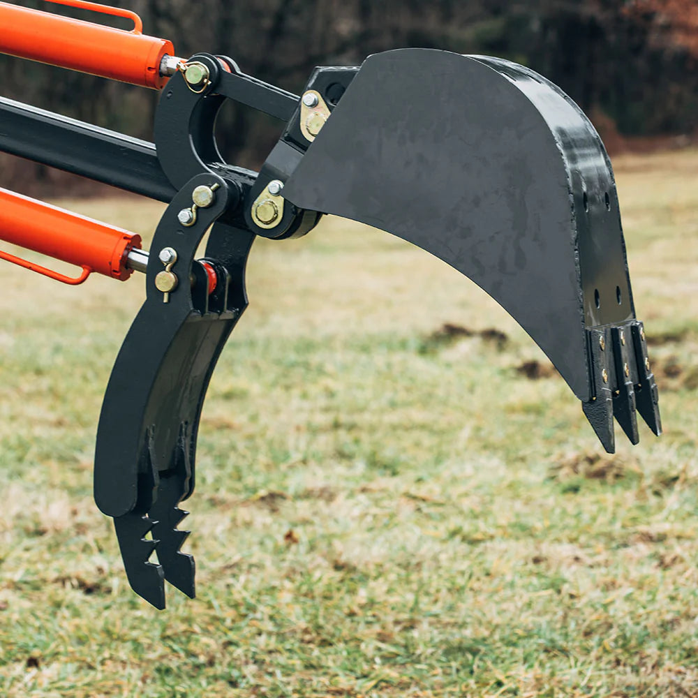 Titan Attachments 3-Point Backhoe with Thumb Excavator | Digging Depth 6' & 7' Ft | Horsepower 30+ HP | For Tractors