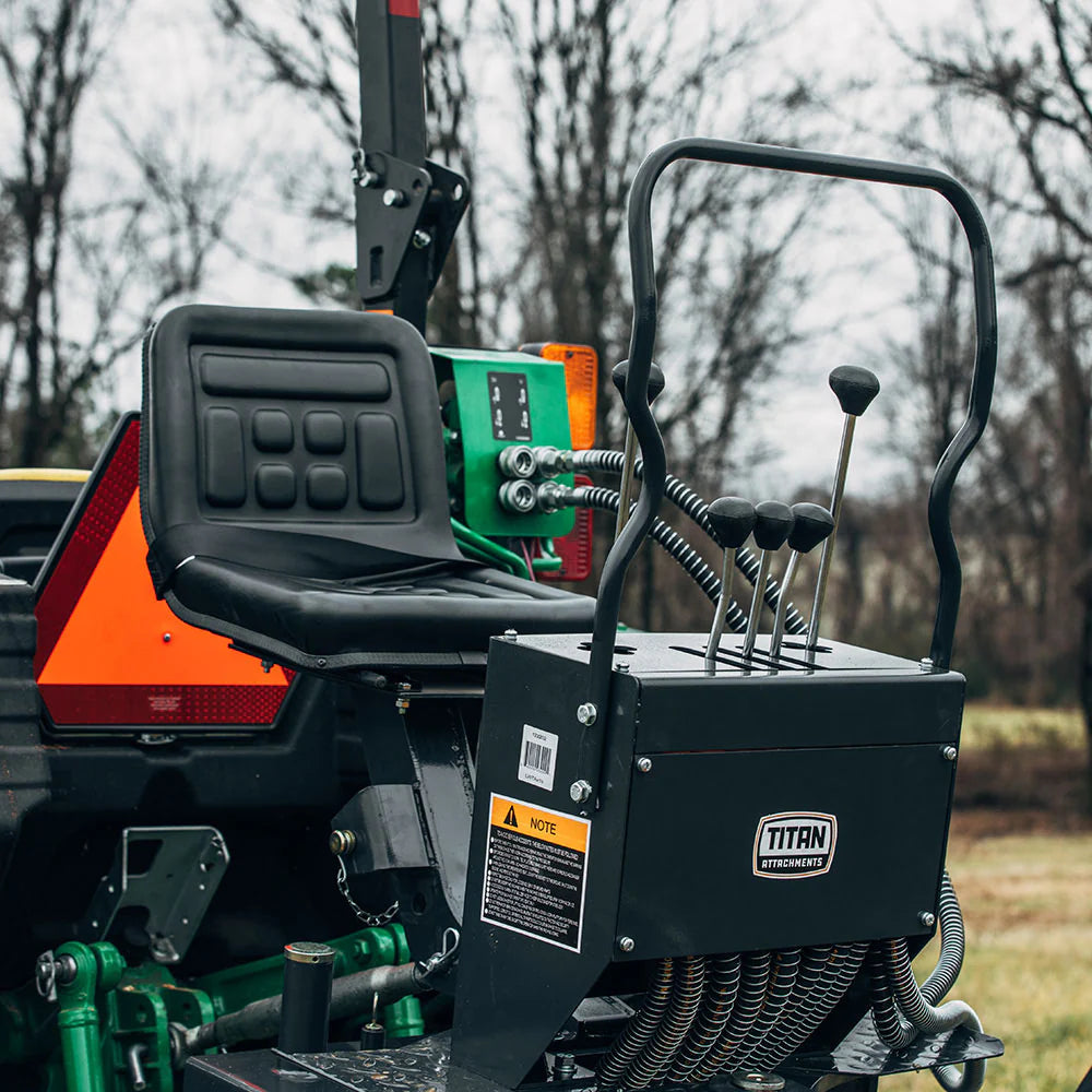 Titan Attachments 3-Point Backhoe with Thumb Excavator | Digging Depth 6' & 7' Ft | Horsepower 30+ HP | For Tractors