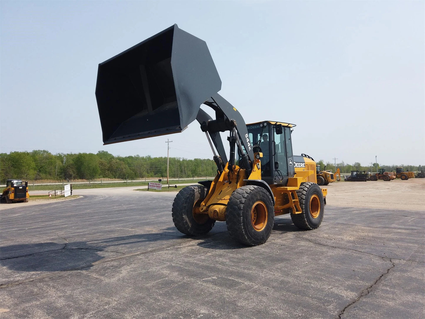 D & B Construction Equipment High Dump Roll Out Bucket | Standard 5yd & Narrow 4yd | Width 96" & 108" Inches | Capacity 4 & 5 YD | Horsepower 150 To 300 HP | For Loaders