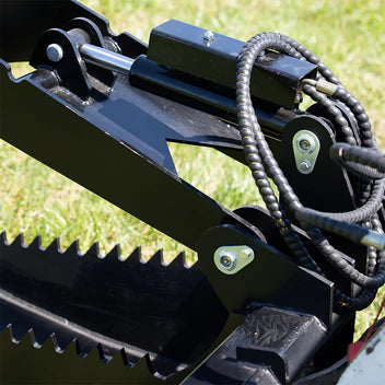 Titan Attachments Extreme Duty Stump Bucket Grapple | Overall Width 46" Inches | Hydraulic Flow 11-20 GPM | For Skid Steer