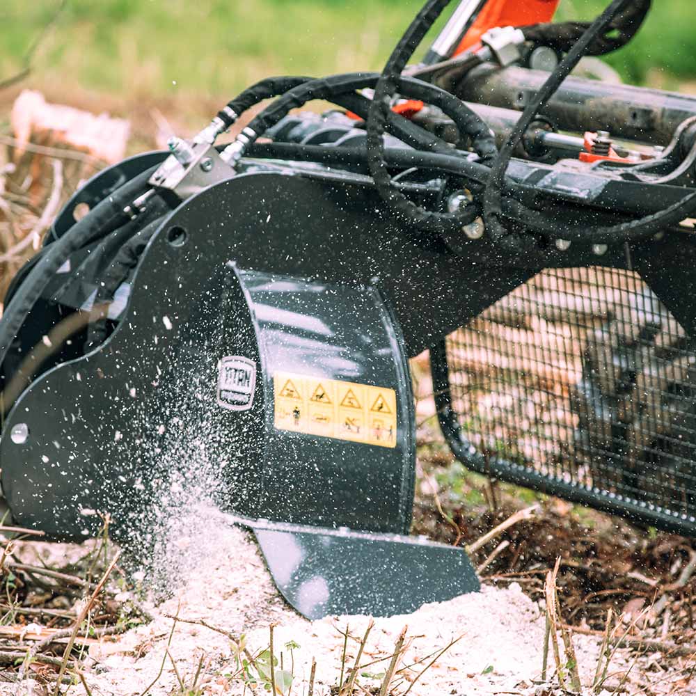 Titan Attachments Standard Duty Stump Grinder | 6.7" Cutting Depth | For Skid Steer