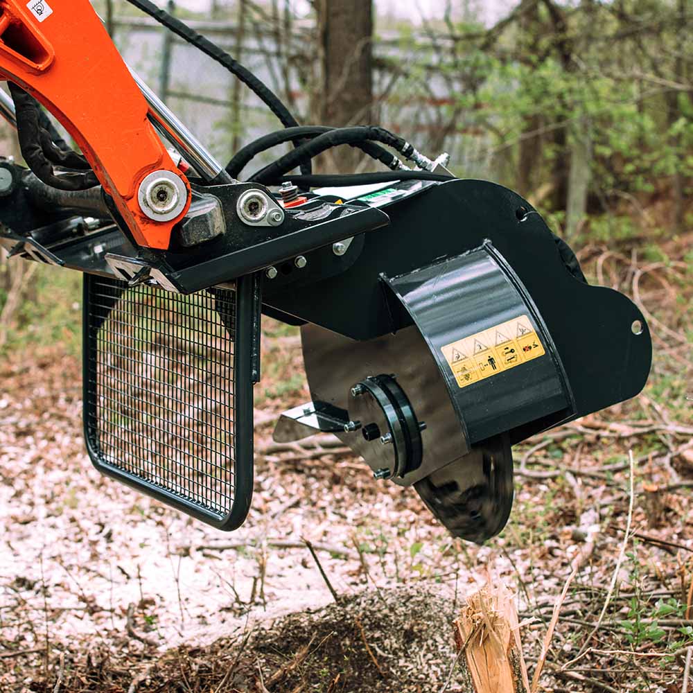 Titan Attachments Standard Duty Stump Grinder | 6.7" Cutting Depth | For Skid Steer