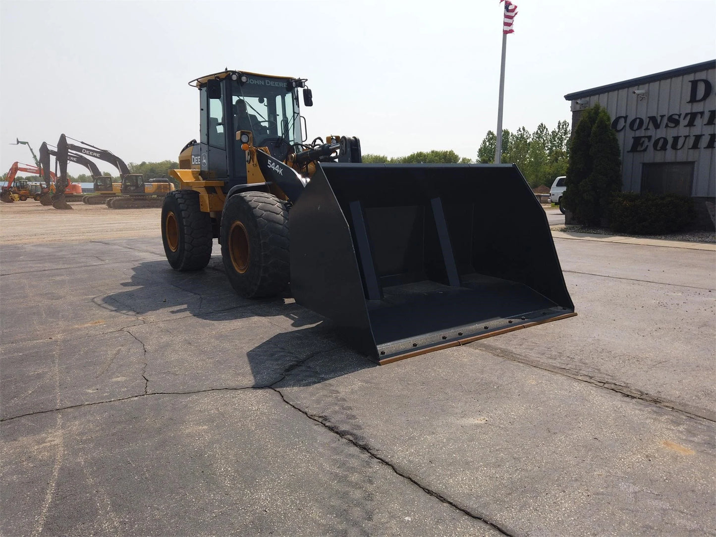 D & B Construction Equipment High Dump Roll Out Bucket | Standard 5yd & Narrow 4yd | Width 96" & 108" Inches | Capacity 4 & 5 YD | Horsepower 150 To 300 HP | For Loaders