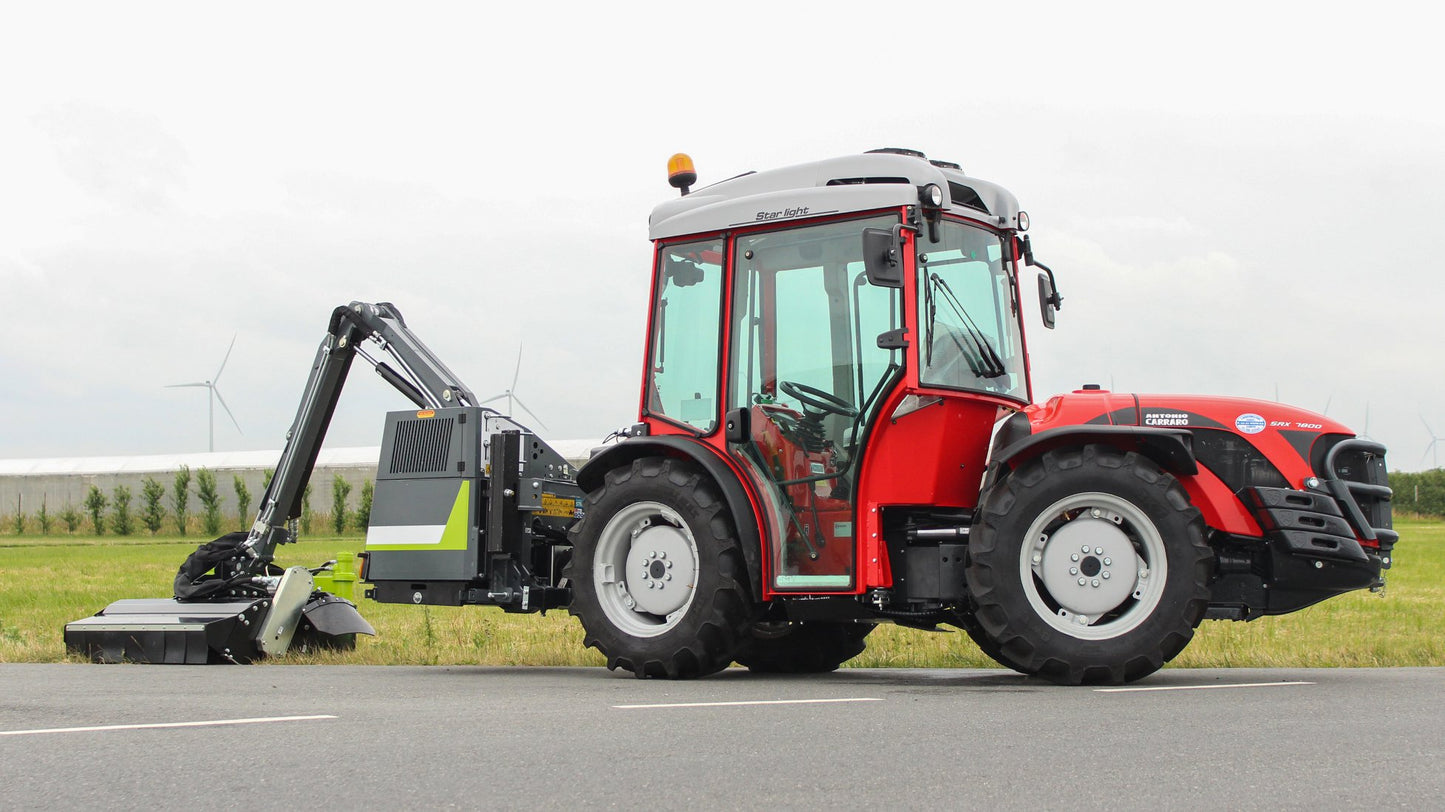 GreenTec Limb Trimmer Tractor Loader Mount | Model Puma 2303 With Quadsaw LRS 1402 | Working Width 4' 7" Ft | Horsepower 75-90 HP | For Tractors