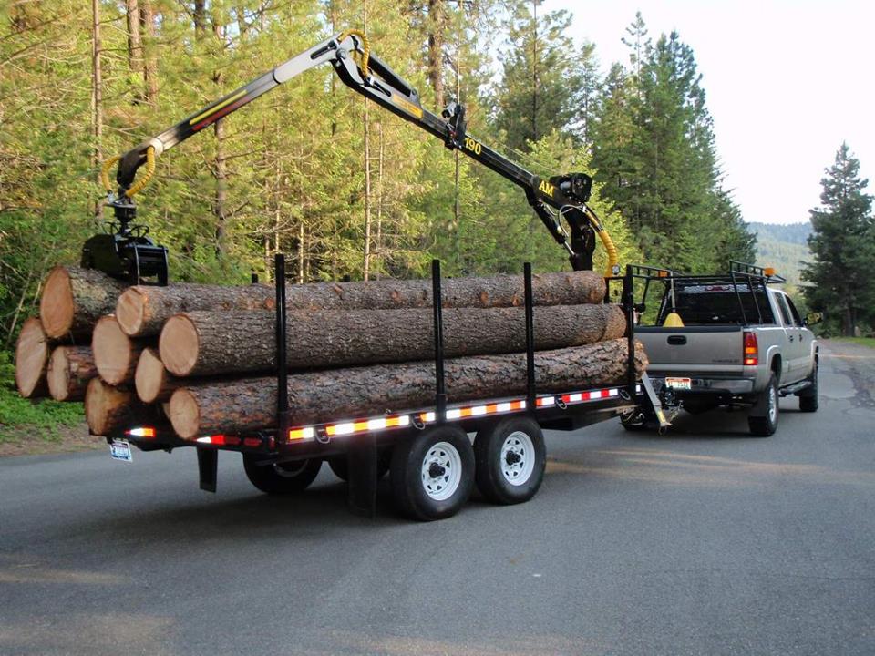 Machinerie AM Inc | "RFR" Series Road & Forestry Trailer | with coupler 2 5/16"/Goose Neck | GVWR 7700 lbs To 30000 lbs