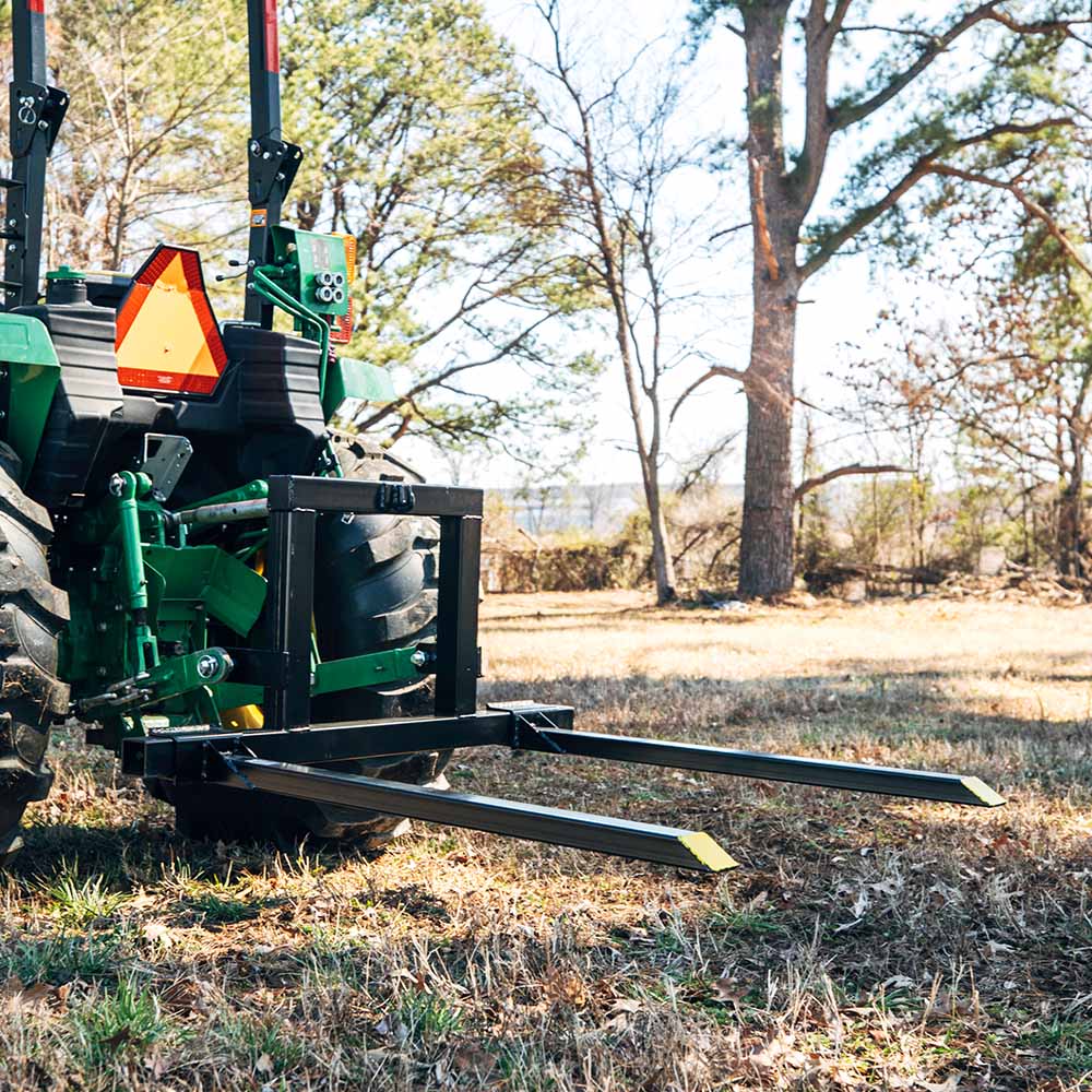 Northstar Attachments Pallet Forks 3-Point Hitch | Model 1200 | Capacity 1500 lbs | 20–45 HP | For Tractors