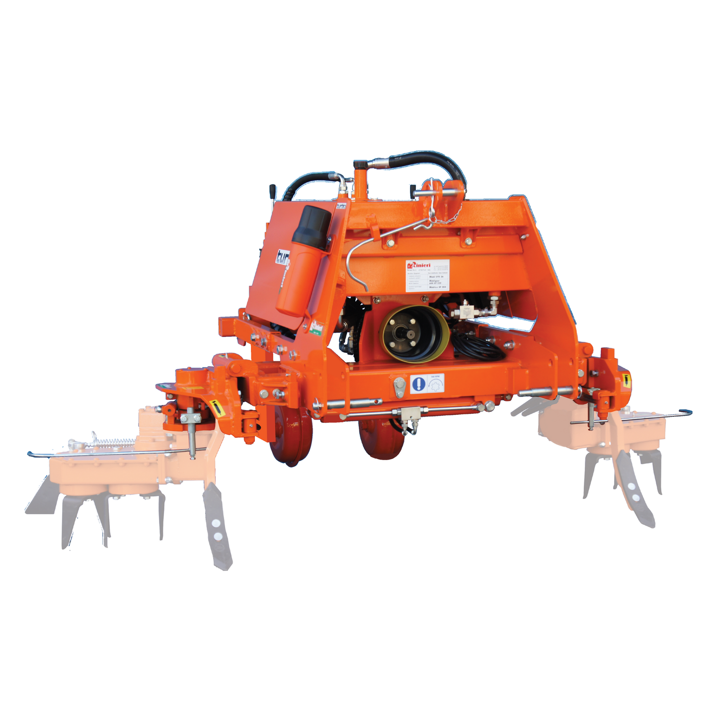 Rinieri Tools Holder Twin Turbo EVO | Row Width 63"-169" inches | Horsepower 70-90 HP | For Tractors