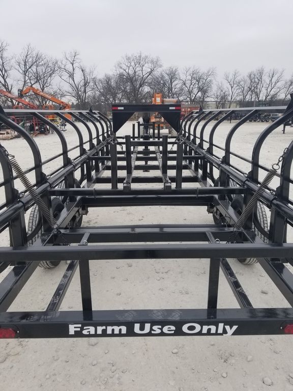 2024 Industrias America Double Dump Hay Trailer 12X4 | Cradle Length 24' | Pull Type