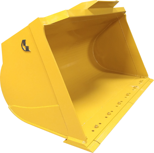 NM Attachments General Purpose Bucket | Model GP & LM Series | Widths 1–6 Yards | Machine Class 50–150 | Machine Size 10,000–40,000 lbs | For Wheel Loaders
