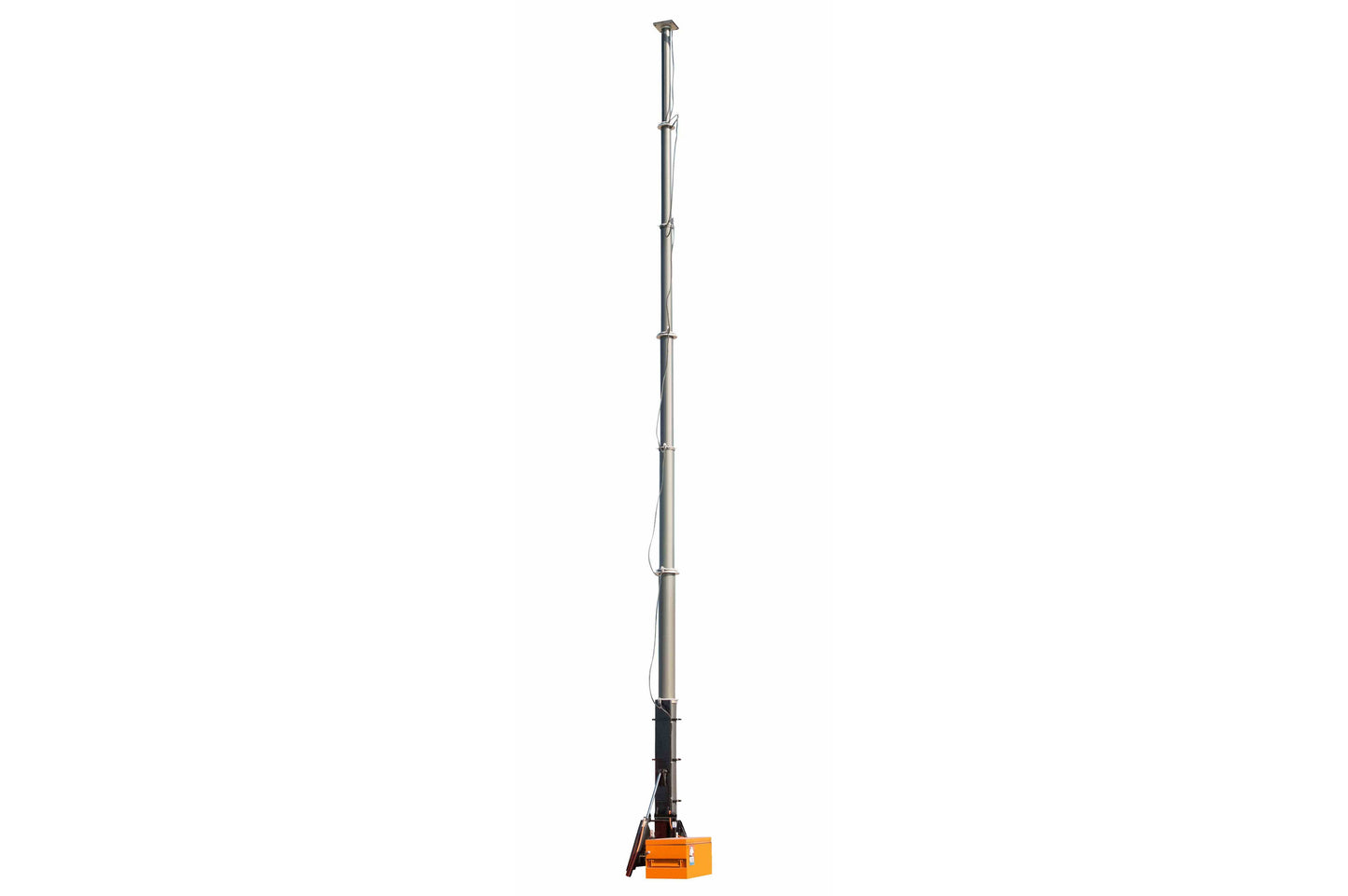 Larson Electronics 45' Pneumatic Trailer Kit - 8' to 45' Pneumatic Megatower - NEMA 3R Job Box - 2HP Air Compressor