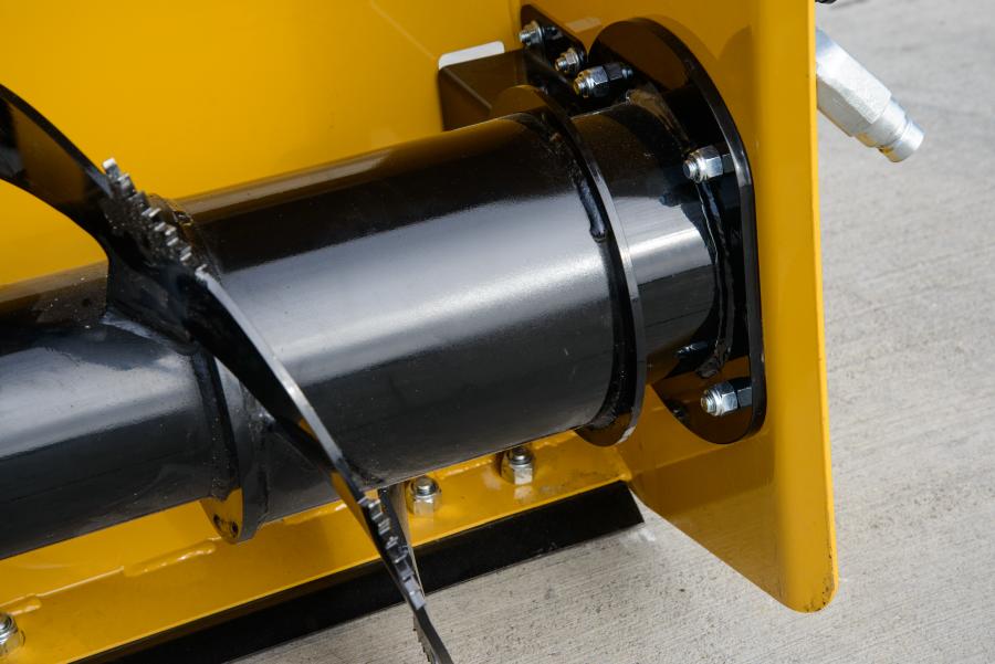HitchDoc Hydraulic SnowBlower | Model HDS84SS | Width 84" inches | Oil Flow Range 11–35 GPM | For Extreme Duty Skid Steer