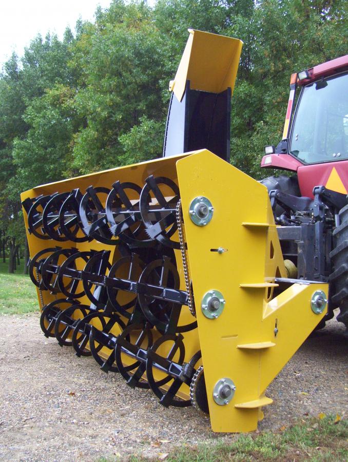HitchDoc PTO Snow Blower | Model HDS9310HD | Width 108” inches | Horsepower 300 HP | For Tractor