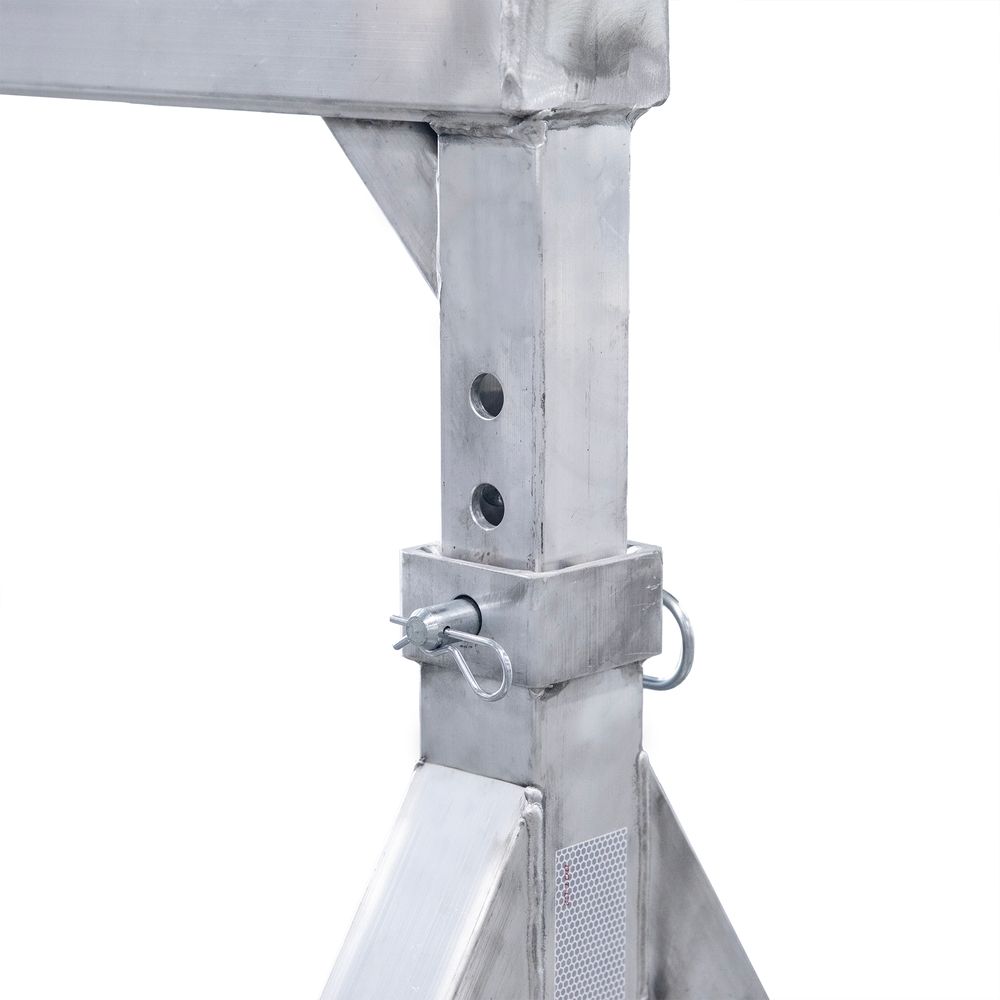 Heavy Duty Ramps | Modular Yard Ramp System | Model 15-84-270-06-MYR | Width 84" Inches | Adjustable Height 15"–48" | Horsepower 23 HP | For Box Trucks, Trailers & Loading Docks