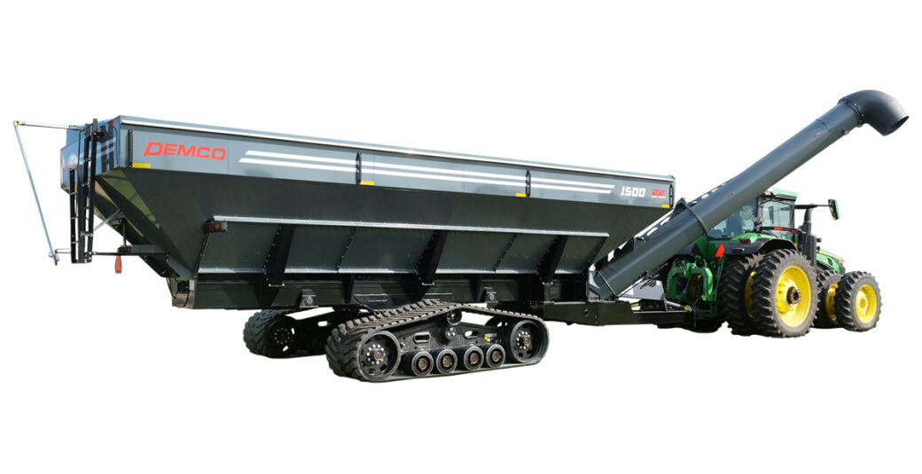 Demco | Grain Cart | Model 2200 | Dual Auger | 22" Vertical / 20" Horizontal | 14’ Transport Width | Horsepower 400 HP | For Tractor