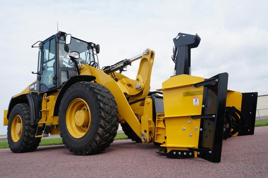 HitchDoc Hydraulic SnowBlower | Model HDS84SS | Width 84" inches | Oil Flow Range 11–35 GPM | For Extreme Duty Skid Steer