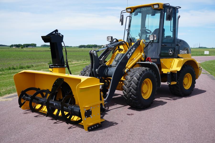 HitchDoc Hydraulic SnowBlower | Model HDS84SS | Width 84" inches | Oil Flow Range 11–35 GPM | For Extreme Duty Skid Steer