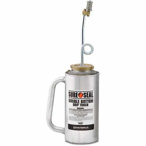 Sure-Seal Classic Double-Bottom Drip Torch | 1.25 Gallon | For Controlled Burns & Wildland Firefighting