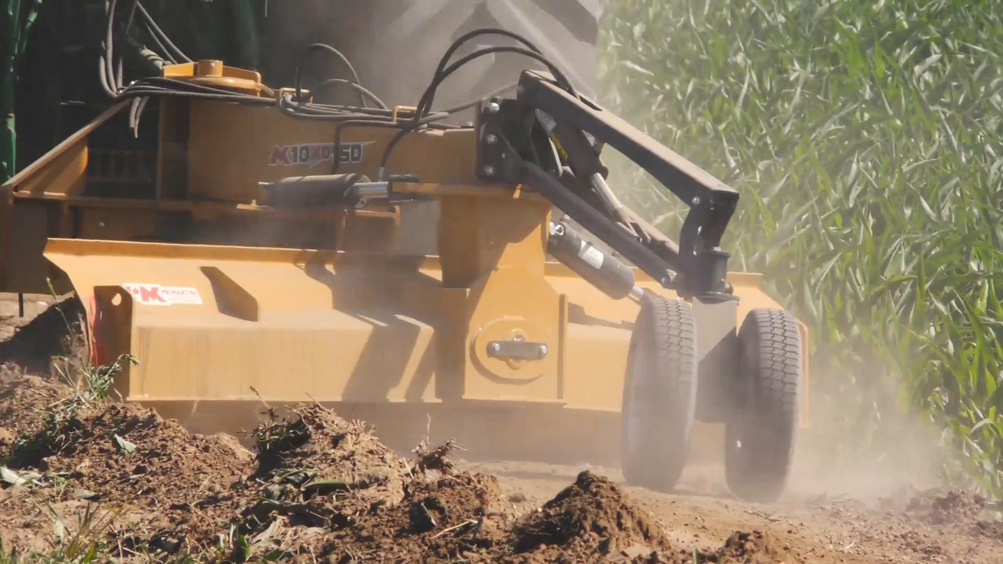 MK Martin | Grader Blades | Model 8XD, 9XD, 9XD, 10XD, MK588OT & MKGB567 | Working Width 60″ – 120″ | 3‑Point Hitch | Horsepower 30 – 150 HP | For Tractors