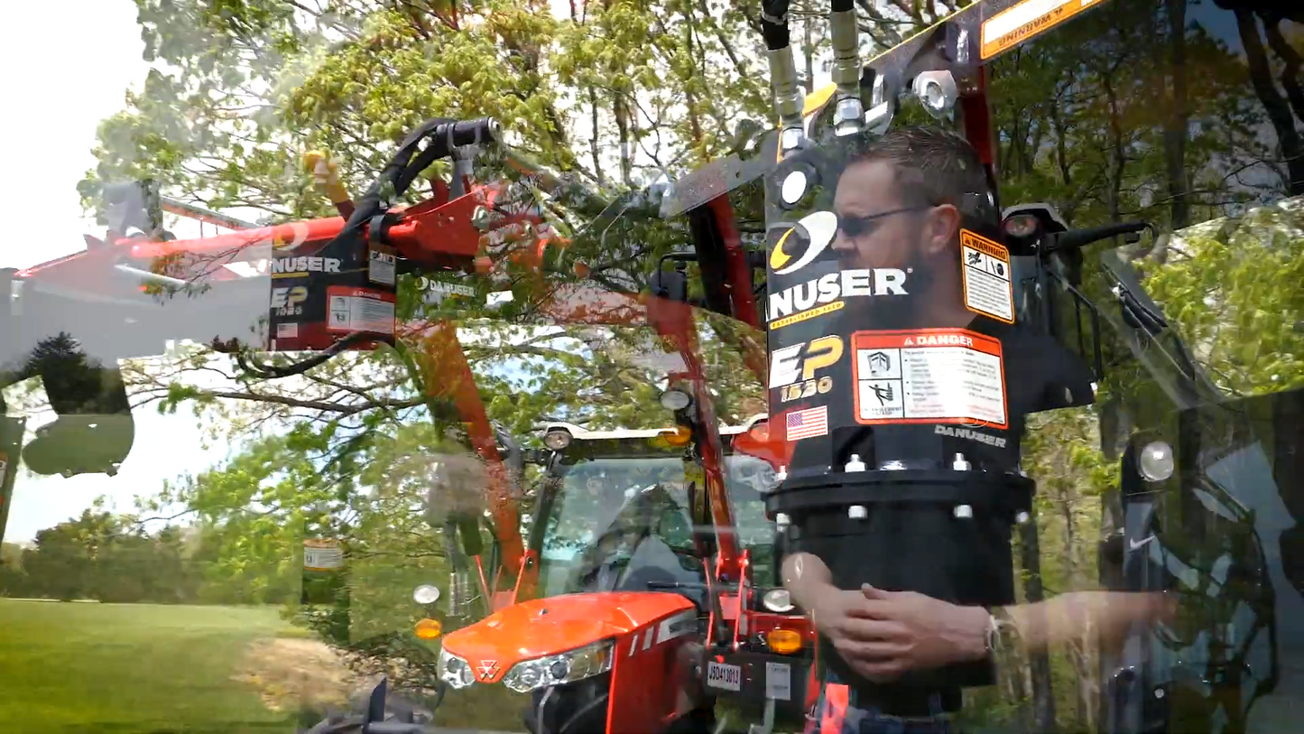 Danuser | Extreme Duty Auger Drive | Model EP615 & EP1020 | 24" & 30" Max Auger Diameter | 2" Hex Shaft | Horsepower 12.3 To 30.6 HP | For Tractors
