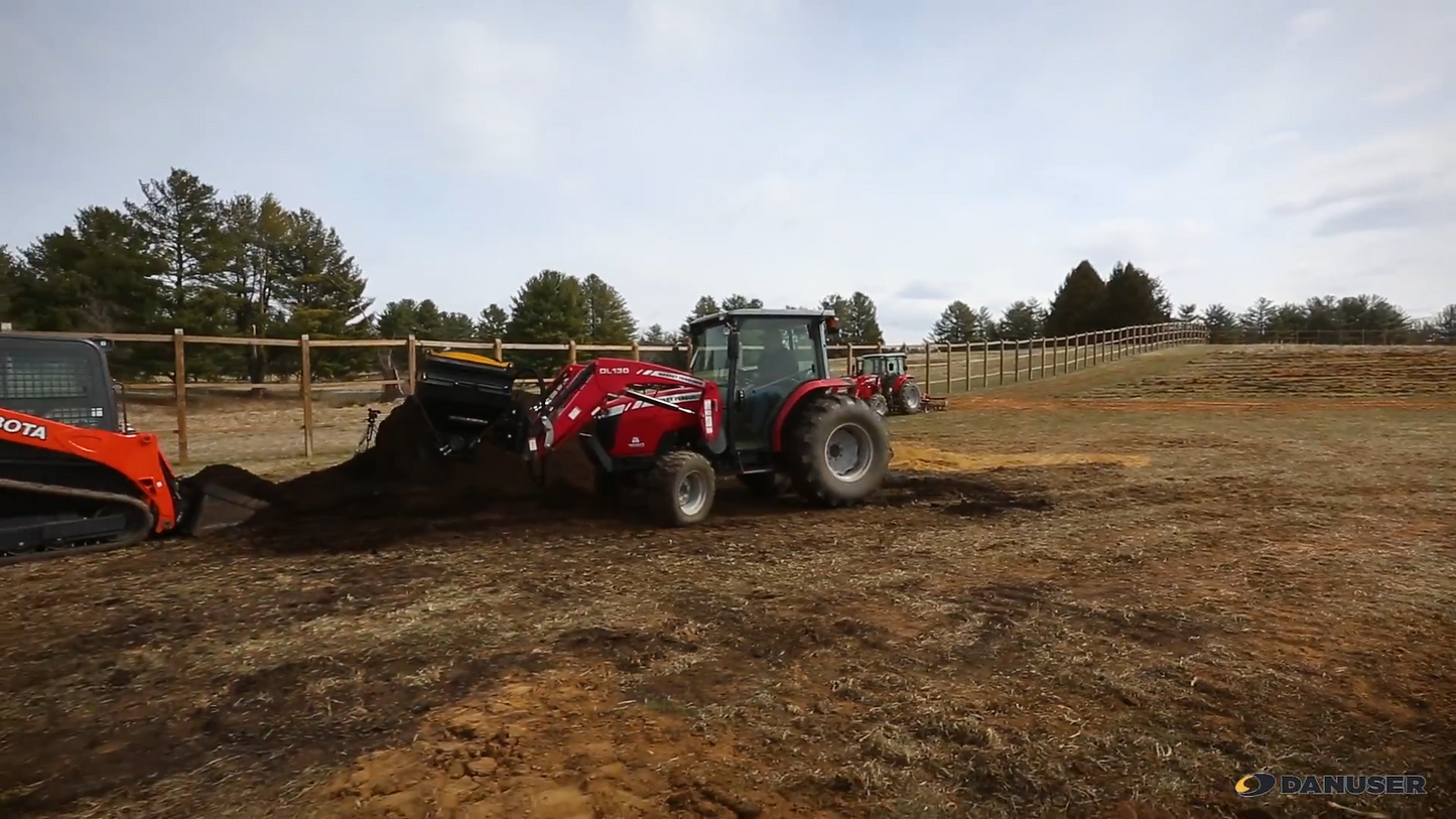 Danuser | Mega Mixer | Model 170002 | 31" Width | 3/4 Yard | Hydraulic Flow Up to 25 GPM | For Tractor