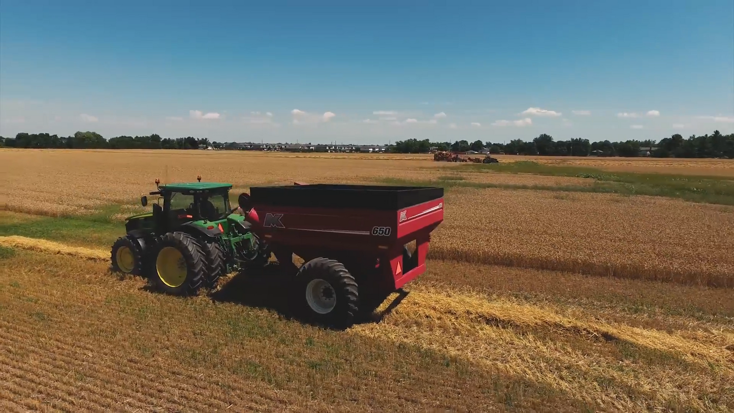 MK Martin | Gravity Box | Model MKGW12000 | 1,200 Bushel Capacity | 12 GA Steel Hopper | Horsepower 150 – 200+ HP | For Tractors