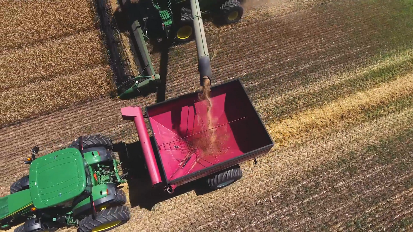 MK Martin | Gravity Box | Model MKGW12000 | 1,200 Bushel Capacity | 12 GA Steel Hopper | Horsepower 150 – 200+ HP | For Tractors