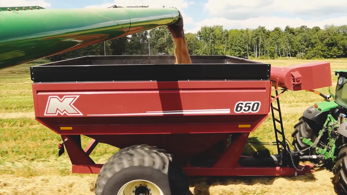 MK Martin | Gravity Box | Model MKGW12000 | 1,200 Bushel Capacity | 12 GA Steel Hopper | Horsepower 150 – 200+ HP | For Tractors