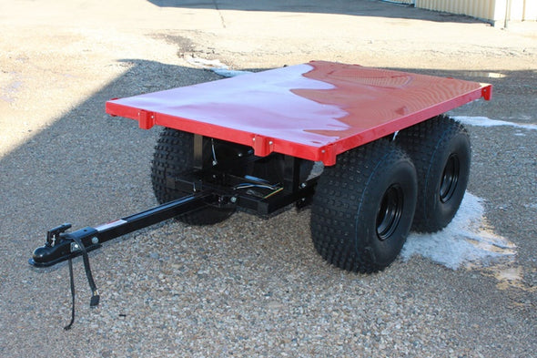 Bosski | Trailer | Model 1600 FB Flatbed ATV | Overall Dimensions 48” W x 109” L x 37” H | GVWR 1600 lbs | Horsepower 15 To 50 HP | For ATV & UTV