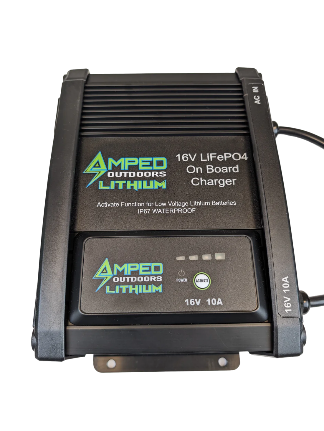 Amped Outdoors LiFePO4 Battery | Nominal Capacity 50Ah | Nominal Voltage 16V | With On board Charger