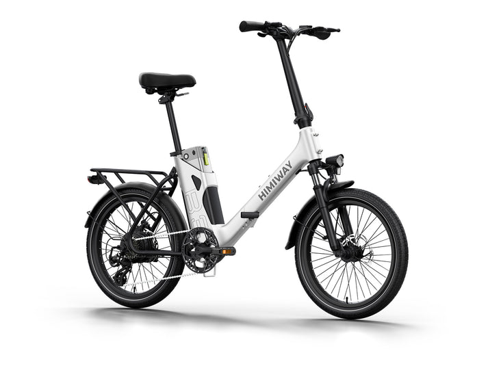 Himiway Foldable Electric Commuter Bike | Model B-3 | Length 63.8" | Battery 48V 15Ah | Range 70 Miles | 500W Hub Motor