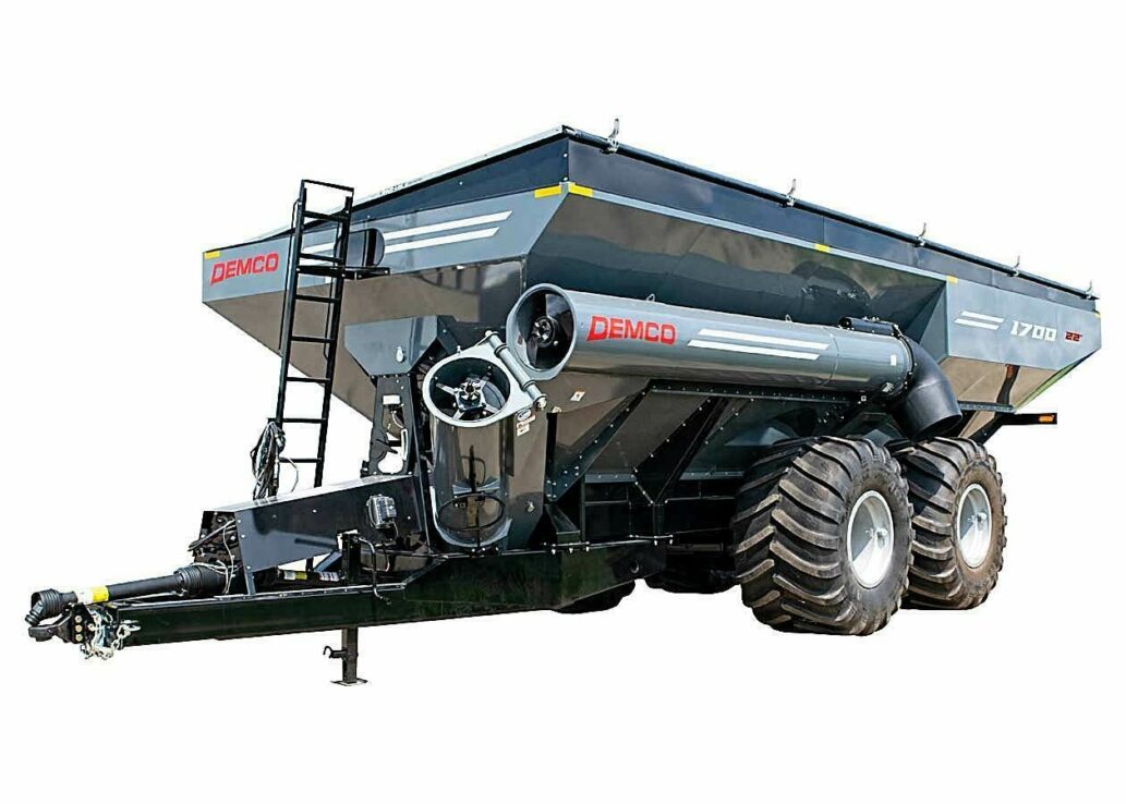 Demco | Grain Cart | Model 2200 | Dual Auger | 22" Vertical / 20" Horizontal | 14’ Transport Width | Horsepower 400 HP | For Tractor