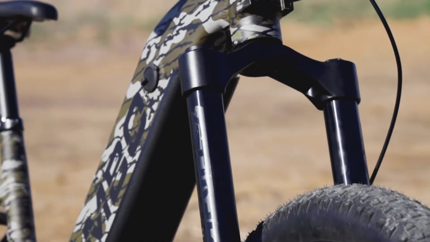 Rambo | E-Bike | Model Bushwacker 2.0 | Width 26" Tires | 1000W Mid-Drive Motor | Up to 118-Mile Range | 48V 15Ah LG Battery