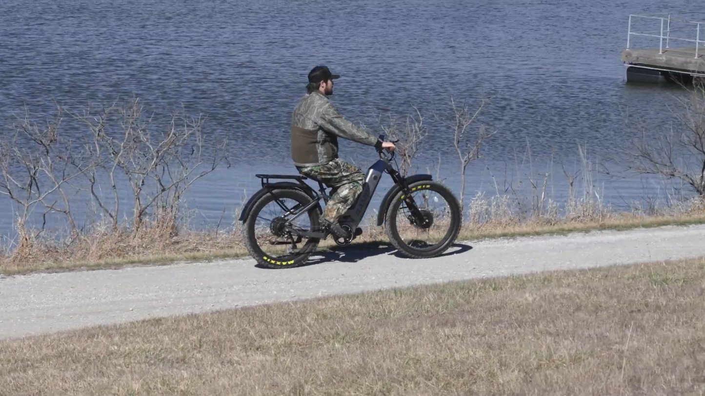 Rambo | E-Bike | Model Hellcat FS All-Wheel Drive | Dual 1000W Hub Motors | Up to 110-Mile Range | 48V 20Ah LG Battery