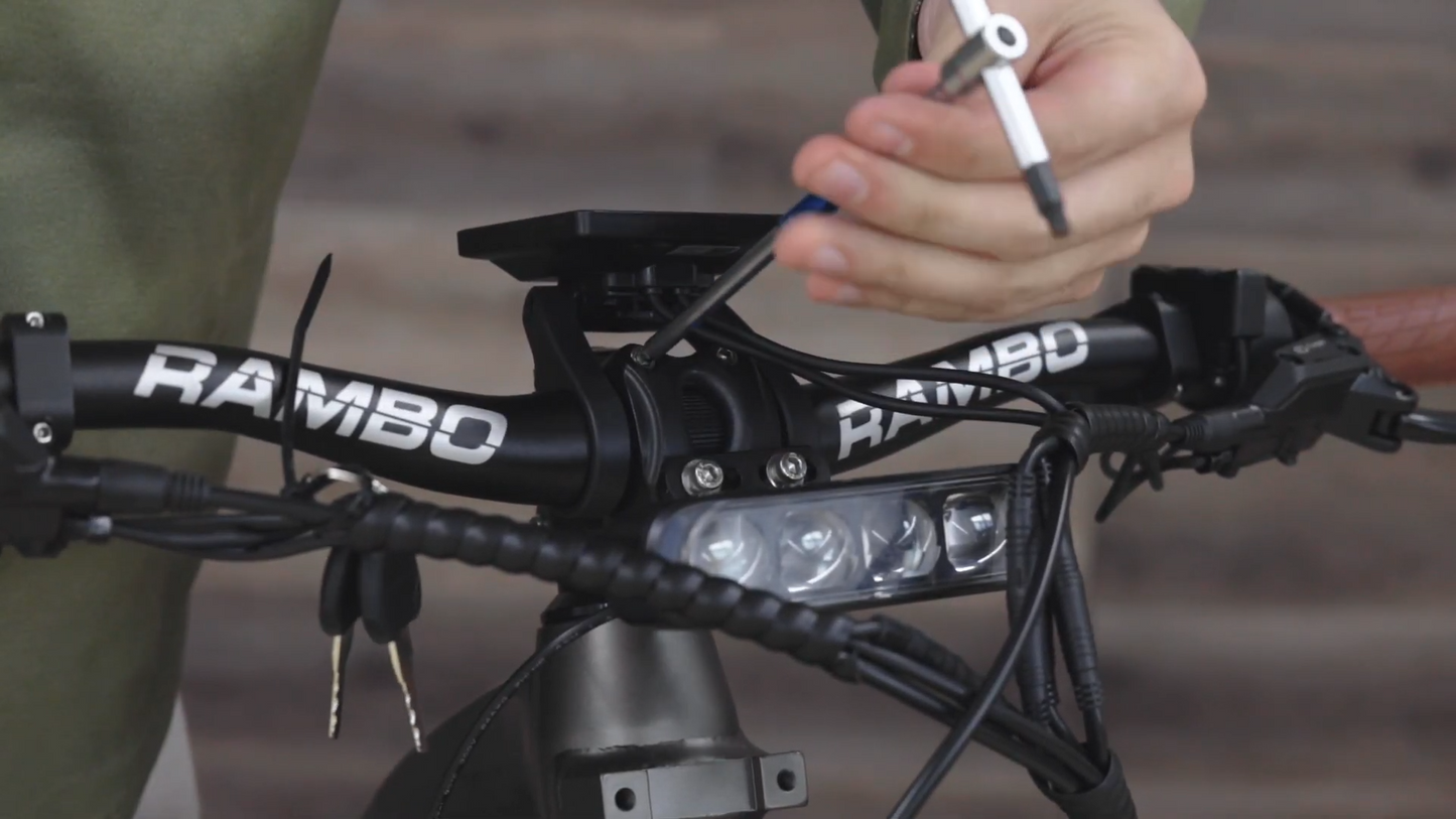 Rambo | E-Bike | Model Hellcat FS All-Wheel Drive | Dual 1000W Hub Motors | Up to 110-Mile Range | 48V 20Ah LG Battery