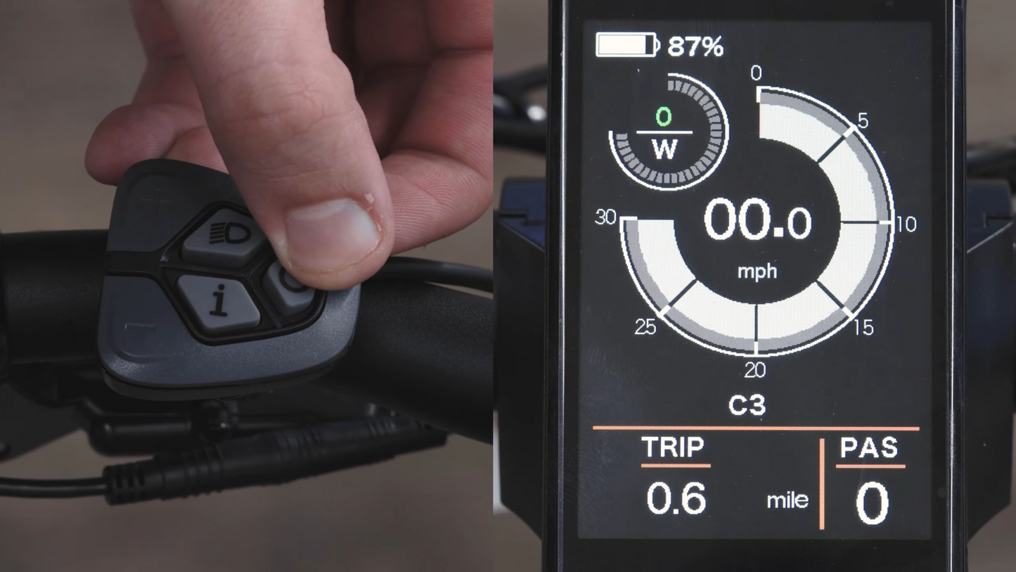 Rambo | E-Bikes | Model Nomad 2.0 | Up to 30 MPH | Up to 38-Mile Range | 1000W Hub Motor | Dual Battery | 48V 15Ah-20Ah LG Battery | For Hunters & Adventurers