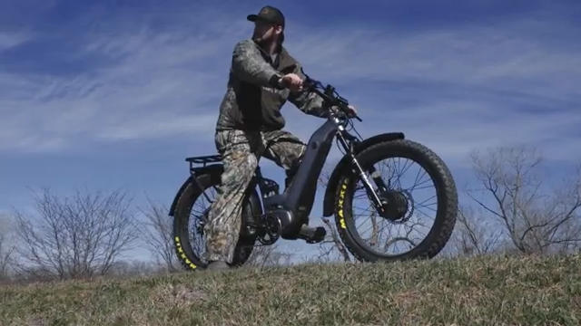 Rambo | E-Bike | Model Hellcat FS All-Wheel Drive | Dual 1000W Hub Motors | Up to 110-Mile Range | 48V 20Ah LG Battery