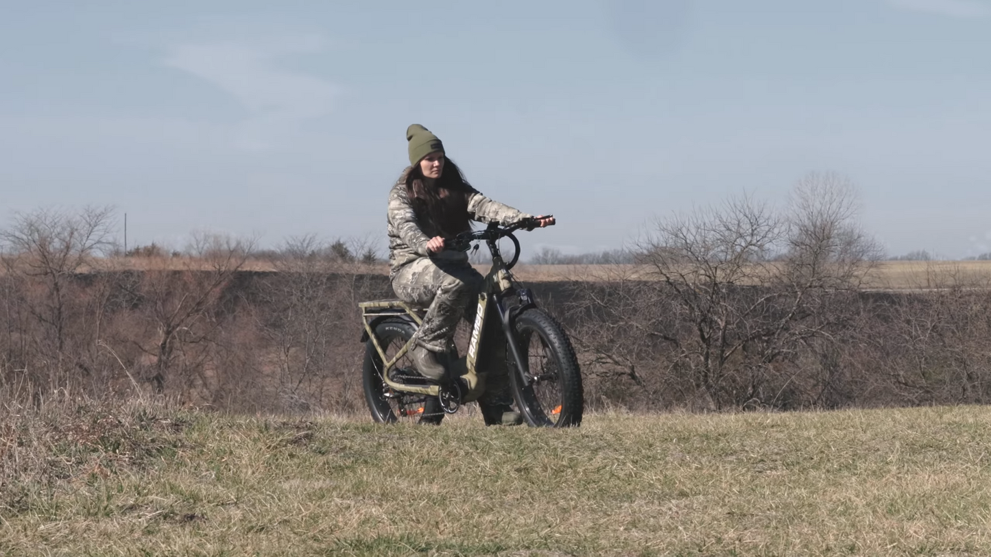 Rambo | E-Bikes | Model Savage 2.0 | 750W-1000W Bafang Hub Motor | Up to 65 Miles Range | 48V 15Ah LG Battery | Speed Up to 30 MPH