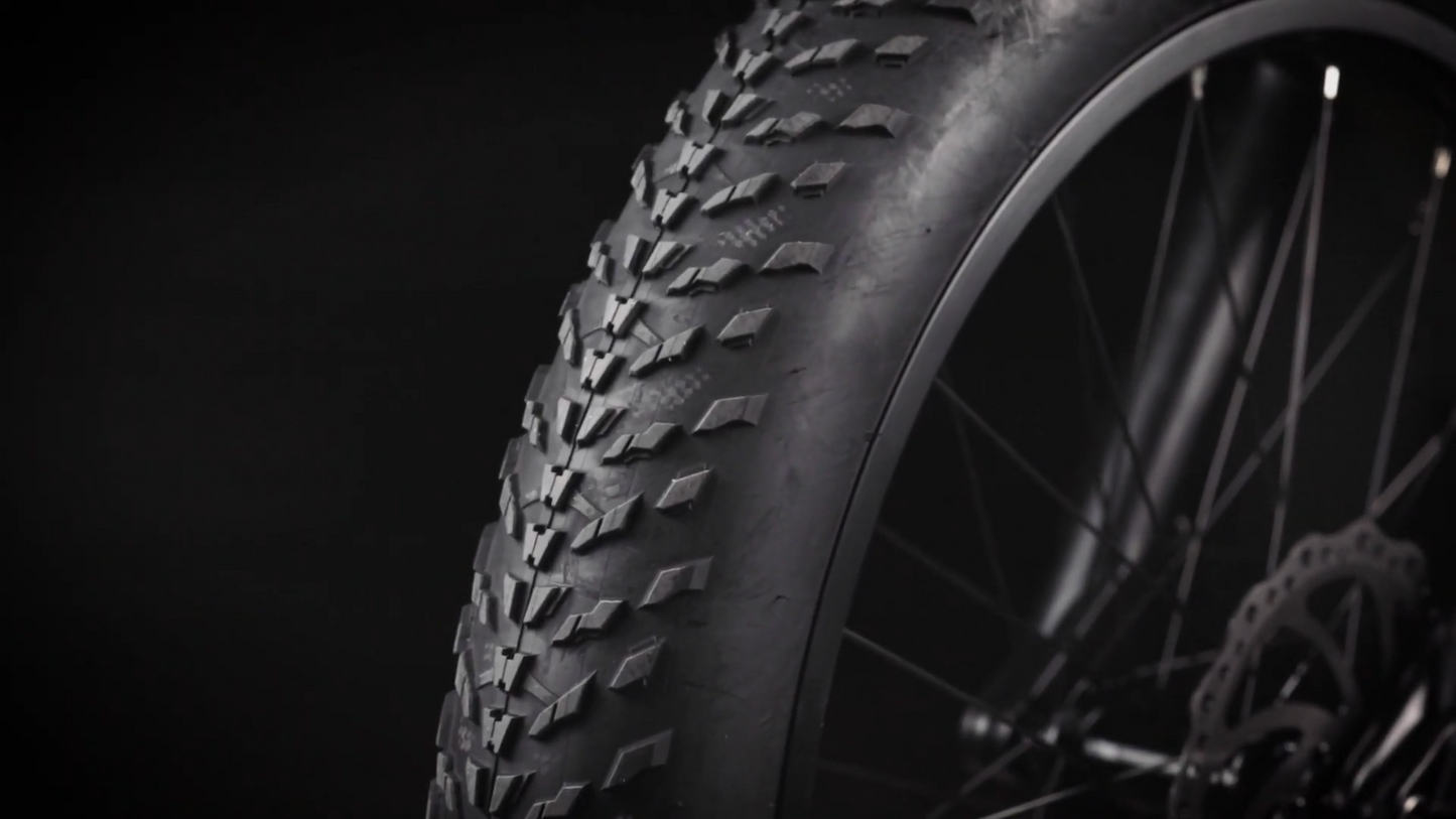 Rambo | E-Bike | Model Dominator HD | Width 26"x4.0 Tires | 1000W Bafang BBSHD Motor | Up to 98 Mile Range | 48V 15Ah LG Battery