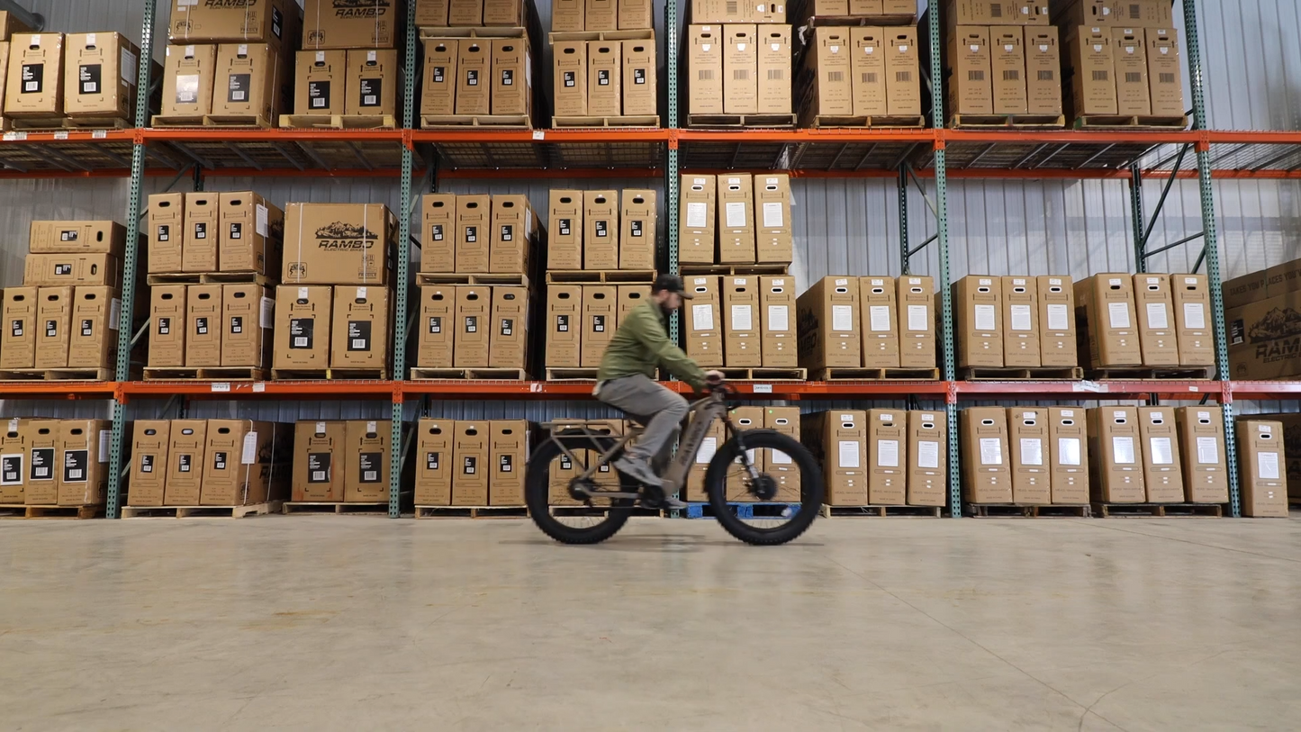 Rambo | E-Bike | Model Megatron 4.0 AWD | Dual 1000W Bafang Hub Motors | 48V 20Ah LG Battery | Up to 110 Miles Range | Speed Up-To 36 MPH