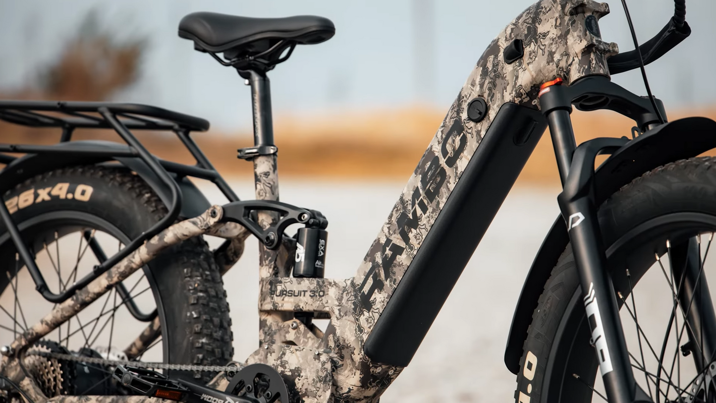 Rambo | E-Bike | Model Pursuit FS 3.0 | 1000W Bafang Hub Motor | 48V 15Ah LG Battery | Up to 110 Miles Range | Speed Up-To 30 Mph