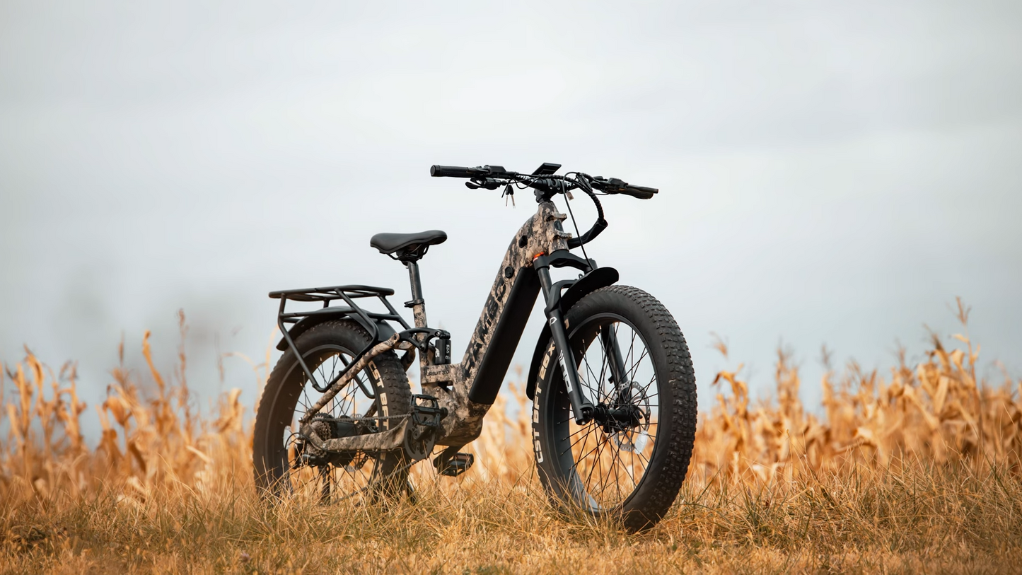Rambo | E-Bike | Model Pursuit FS 3.0 | 1000W Bafang Hub Motor | 48V 15Ah LG Battery | Up to 110 Miles Range | Speed Up-To 30 Mph