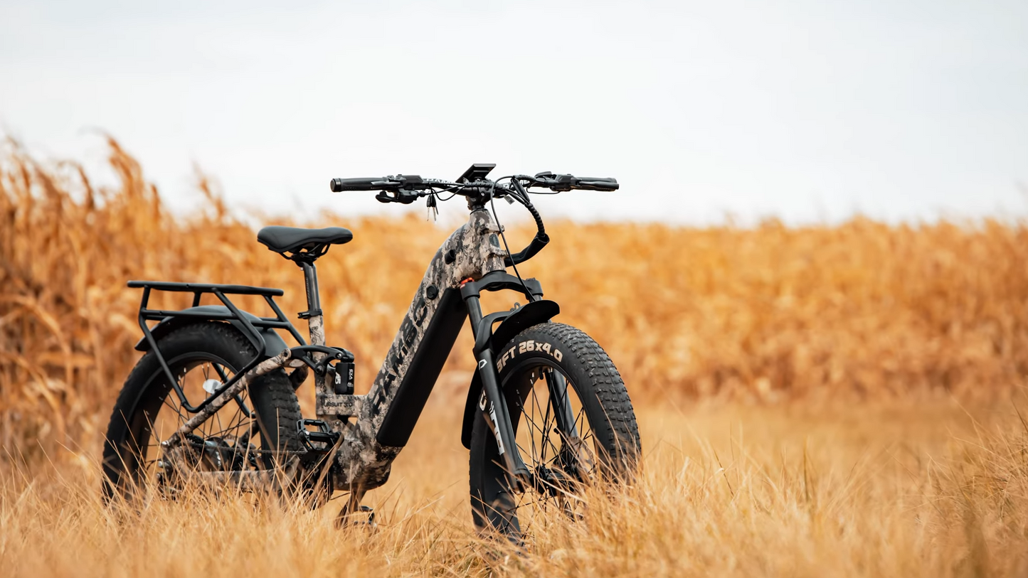 Rambo | E-Bike | Model Pursuit FS 3.0 | 1000W Bafang Hub Motor | 48V 15Ah LG Battery | Up to 110 Miles Range | Speed Up-To 30 Mph