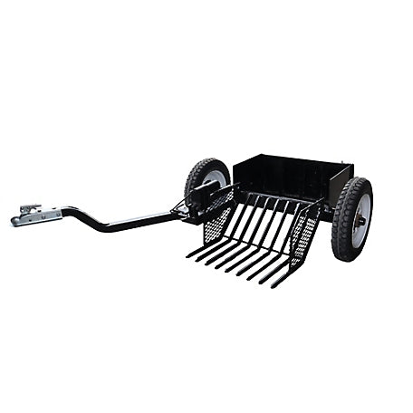 Field Tuff ATV/UTV Rock Picker – 36" Working Width, Model ATV-RPATVLA | Towing Power 25-35 HP | For ATV/ UTV/ Lawn Tractor