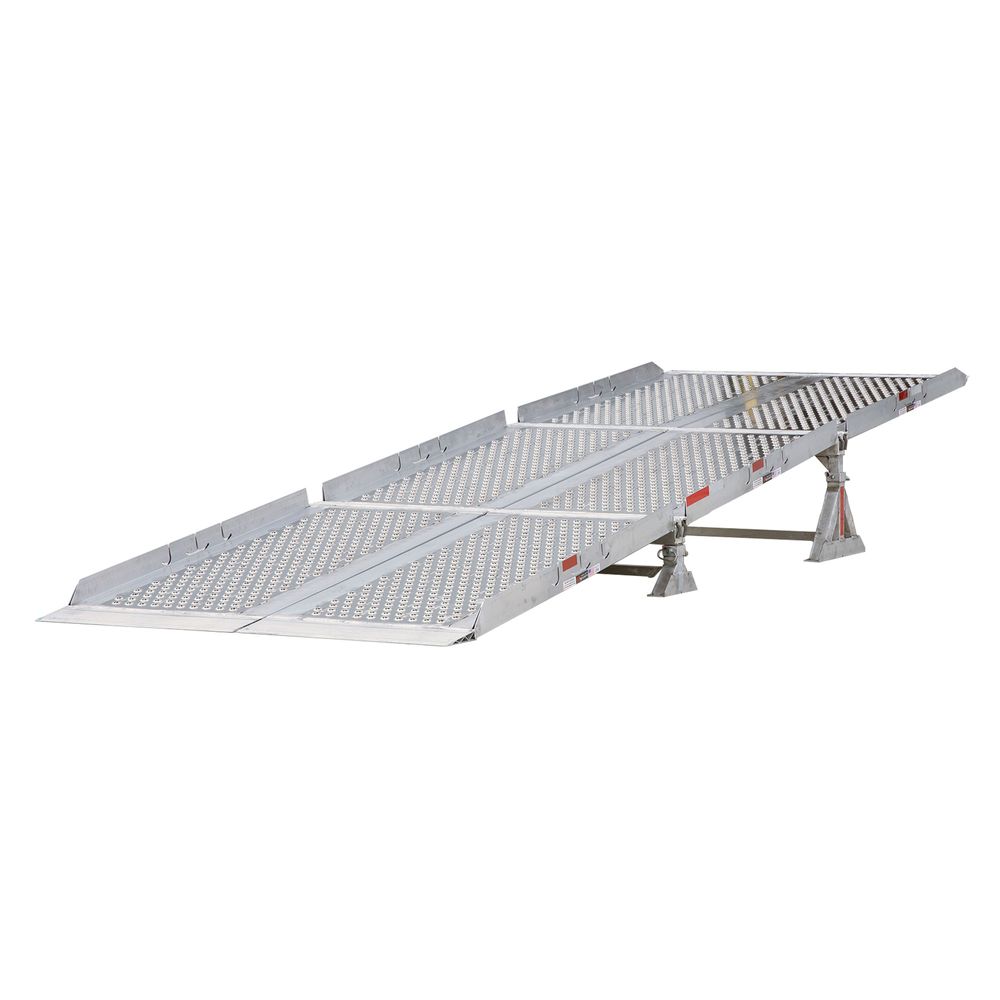Heavy Duty Ramps | Modular Yard Ramp System | Model 18-101-270-06-MYR | Width 84" Inches | Adjustable Height 15"–48" | Horsepower 23 HP | For Box Trucks, Trailers & Loading Docks