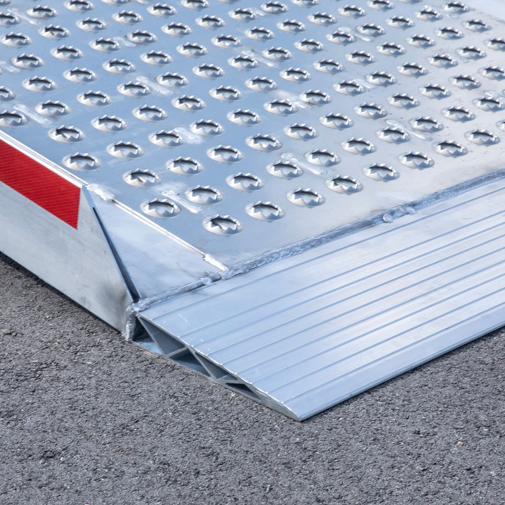Heavy Duty Ramps | Modular Yard Ramp System | Model 18-101-270-06-MYR | Width 84" Inches | Adjustable Height 15"–48" | Horsepower 23 HP | For Box Trucks, Trailers & Loading Docks