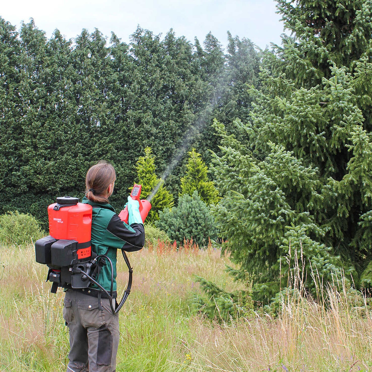 Birchmeier® REC 15 AC1 Li-Ion Backpack Sprayer with AS1200 Modular Spray Blower