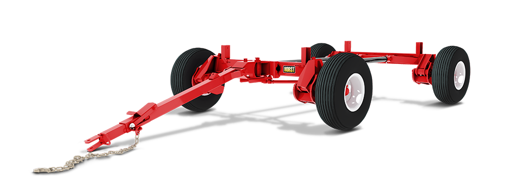 Horst Wagons 4-Wheel Road Flex Wagon Gears | Model 185RF & 205RF | Capacity 10-12 Tons | Wheelbase Adjustable 8' 8" - 11' 2" | For Agricultural Hauling & Forage/Grain Box Applications