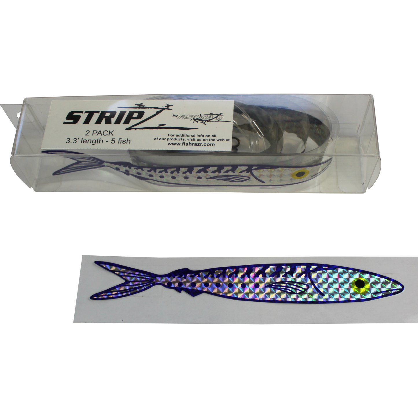 Fish Razr Tackle Stripz Replacement Packs | (2/PK} Quantity | For Dredges and Spreader Bar